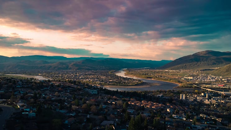 Kamloops: Stadtansicht