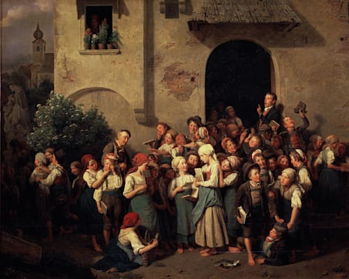 Ferdinand Georg Waldmüller: »Nach der Schule«