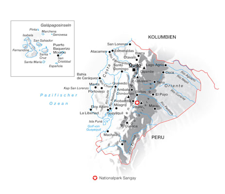 Lagekarte: Nationalpark Sangay