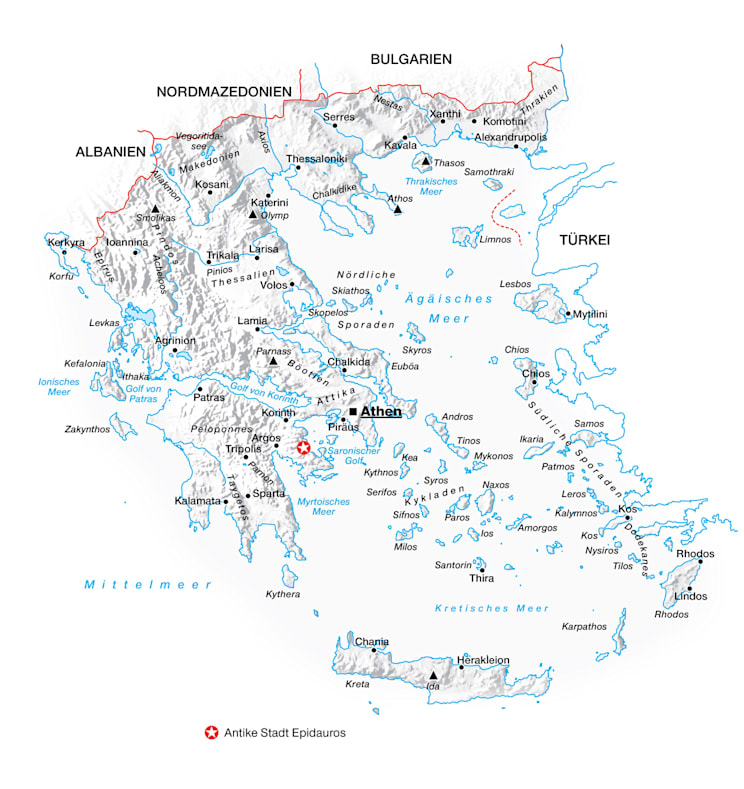 Antike Stadt Epidauros