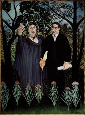 Henri Rousseau: »La muse inspirant le poète«