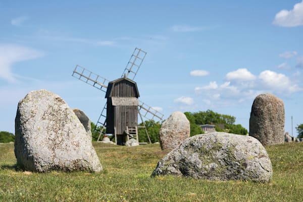 Öland: Gräberfeld bei Gettlinge auf Südöland in Schweden