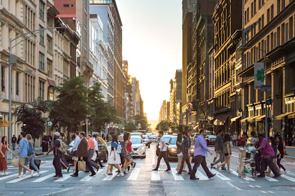 Straße in New York City