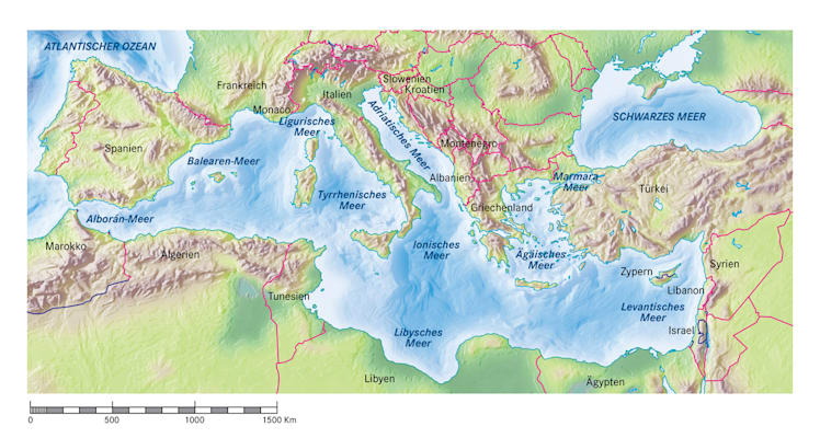 Karte: Mittelmeer