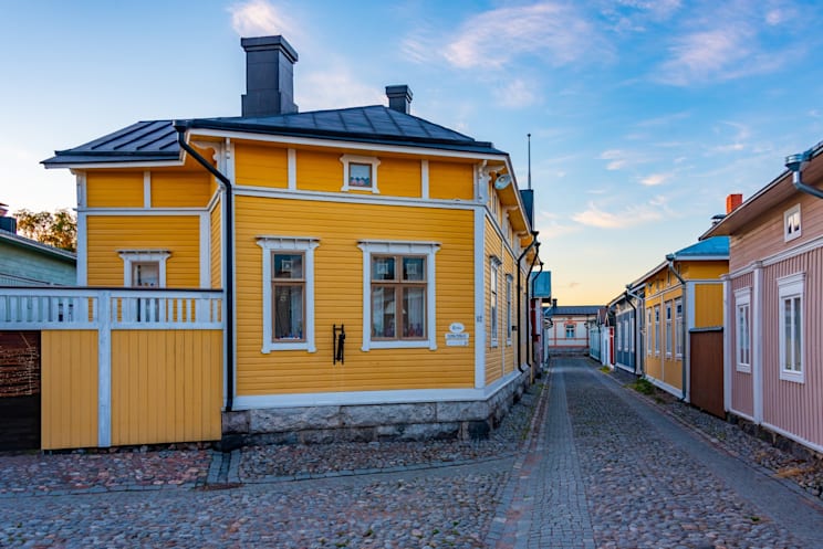 Holzhäuser in Rauma