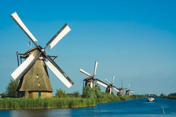 Niederlande: Mühlen von Kinderdijk