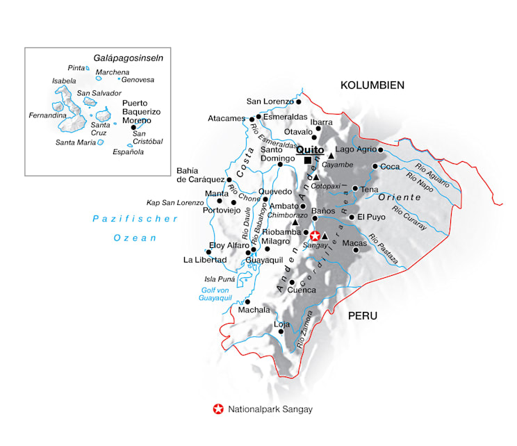 Lagekarte: Nationalpark Sangay