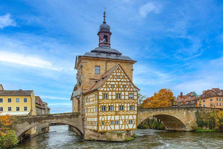 Fachwerkbau: Rathaus von Bamberg