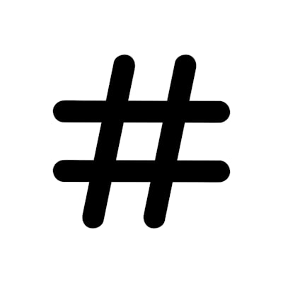 Hashtag-Symbol