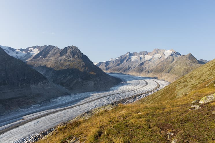 Aletschgletscher in der Schweiz