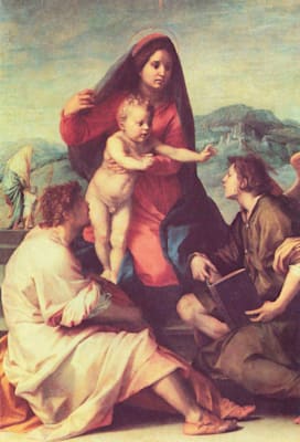 Andrea del Sarto: »Madonna mit Heiligen und einem Engel«