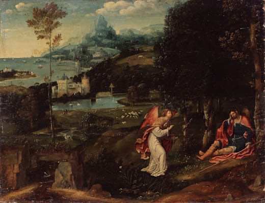 Joachim Patinir: »Landschaft mit Legende des heiligen Rochus«