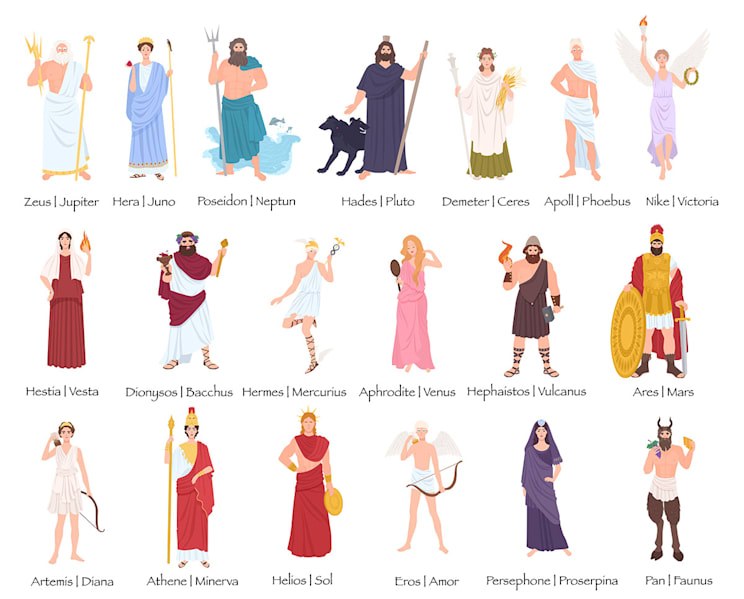 Griechische und römische Götter