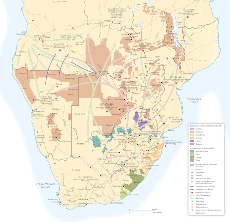 Das südliche Afrika, 1914 bis heute