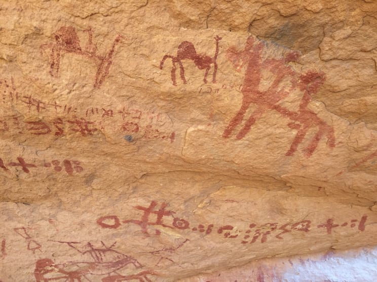 Felsbilder im Tadrart-Akakusgebirge