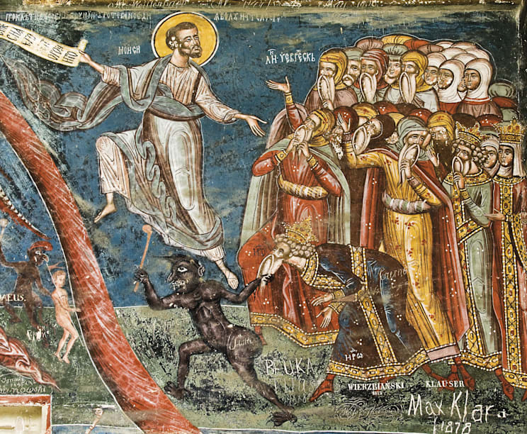 Moldauklöster: Fresken