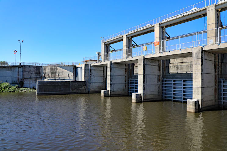 Okeechobeesee: Schleuse