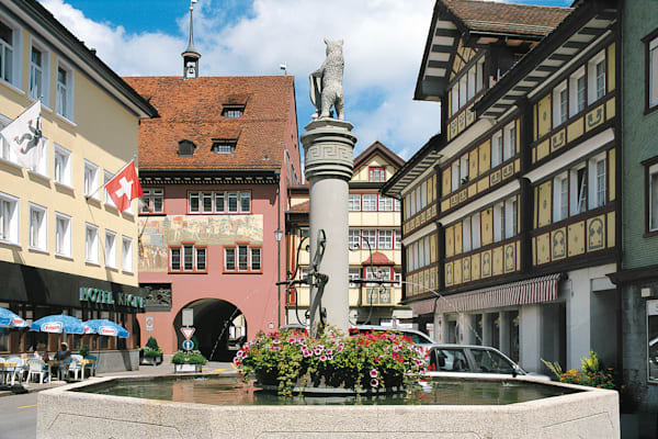 Appenzell: Ortsansicht