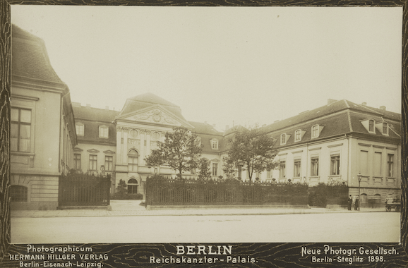 Reichskanzlei in Berlin, 1898