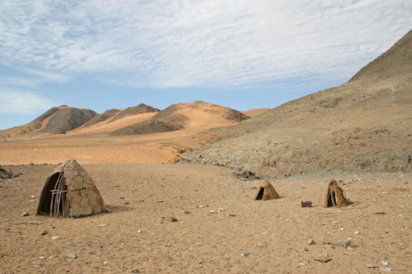 Angola: Himba-Hütten